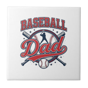 Vintage Baseball Dad Shirt Design_1 Tile