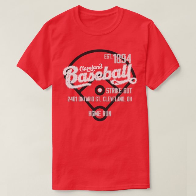 Vintage Baseball Est 1894 Baseball Fan T-Shirt (Design Front)