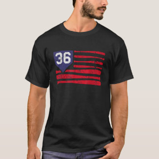 Vintage Baseball Fastpitch Softball 36 Jersey Numb T-Shirt