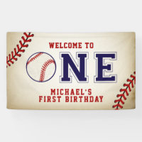 Vintage Baseball First Birthday