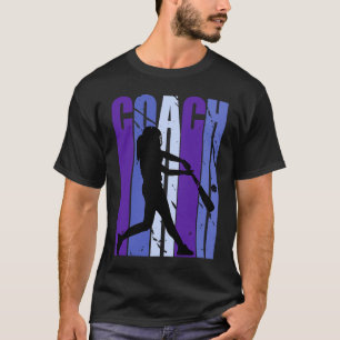 Vintage Baseball Instructor Softball Teacher Coach T-Shirt