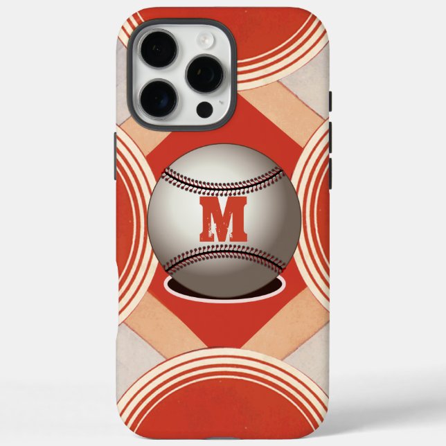 Vintage Baseball iPhone Case (Back)