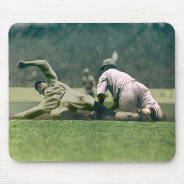 Vintage Baseball Mousepad From Yankee Stadium (Front)