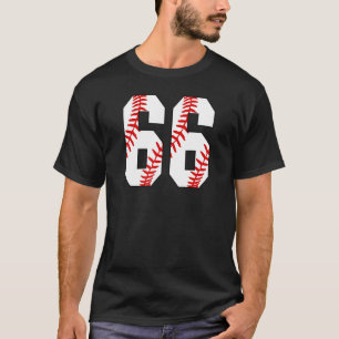 Vintage Baseball Mum 66 Jersey Baseball Favourite T-Shirt