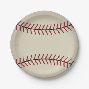 Vintage Baseball Paper Plates