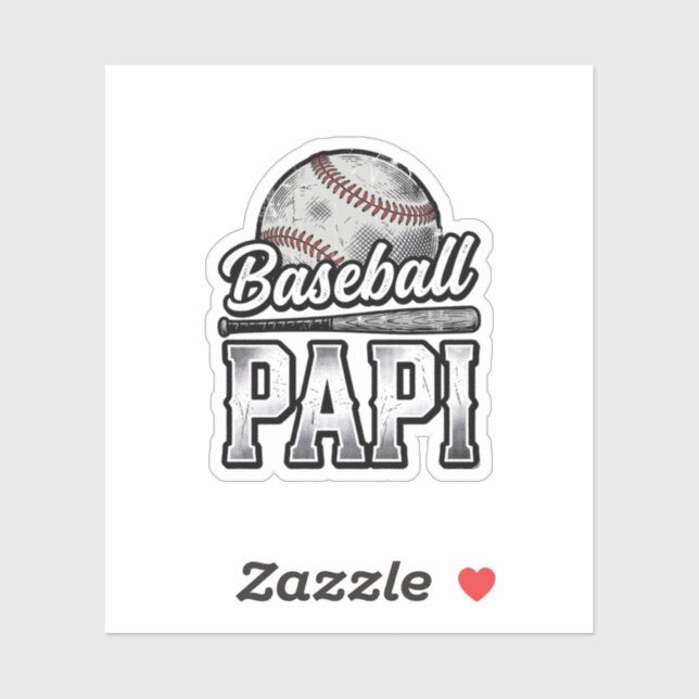 Vintage Baseball Papi Distressed Dad Shirt Design_ (Sheet)