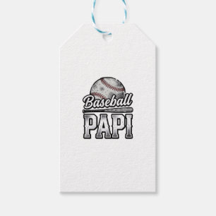 Vintage Baseball Papi Distressed Dad Shirt Design_ Gift Tags
