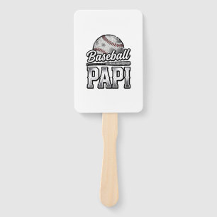 Vintage Baseball Papi Distressed Dad Shirt Design_ Hand Fan