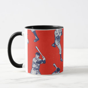 Vintage Baseball pattern Mug