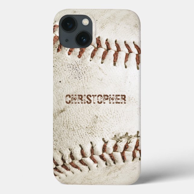 Vintage Baseball Personalised Case-Mate iPhone Case (Back)
