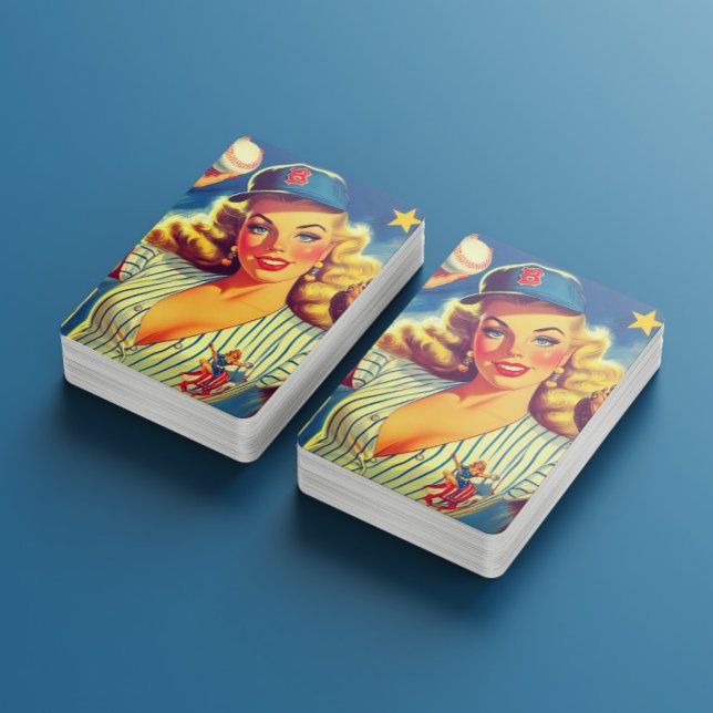 Vintage Baseball Pin-up Playing Cards (Creator Uploaded)