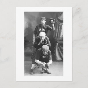 Vintage Baseball Players early 1900s Postcard