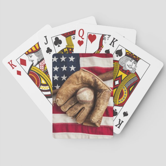 Vintage Baseball Playing Cards (Back)