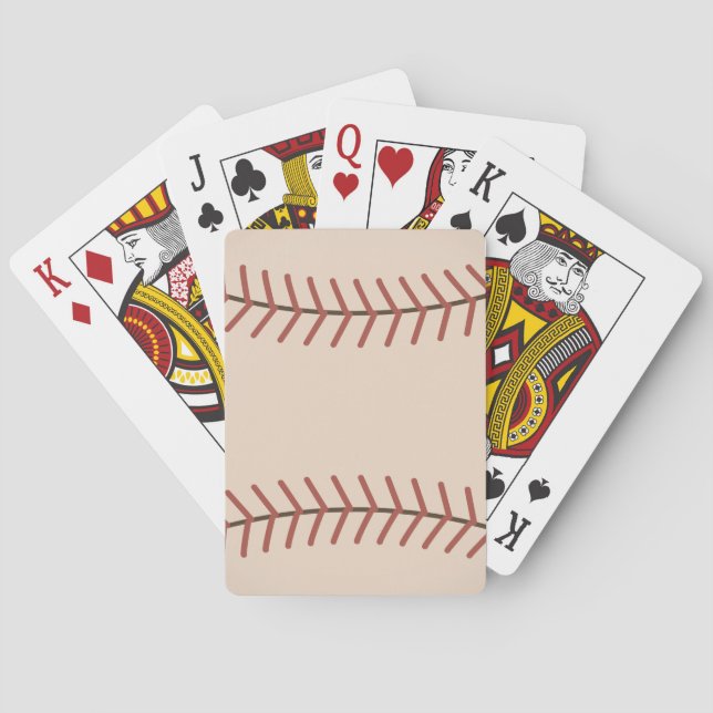 Vintage Baseball Playing Cards Gift (Back)