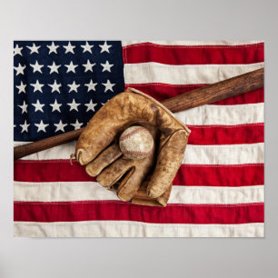 Vintage Baseball Poster