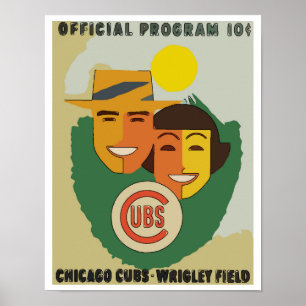 Vintage Baseball Poster
