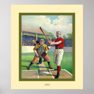 Vintage Baseball Poster