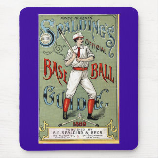 Vintage Baseball Print Mouse Mat