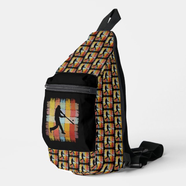 Vintage Baseball Sling Bag (Right Corner)