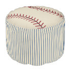Vintage Baseball Sports Ottoman Kids Pillow Pouf