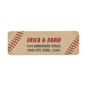 Vintage Baseball Sports Theme Wedding