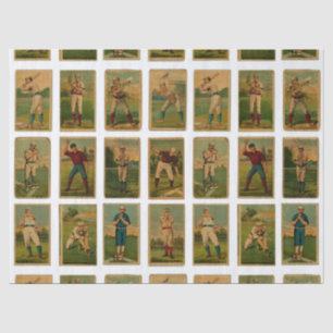 Vintage Baseball Tissue Paper
