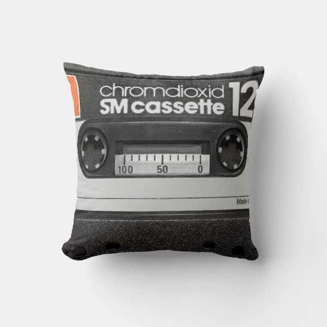 Vintage BASF Cassette: Collector's Item Cushion (Front)