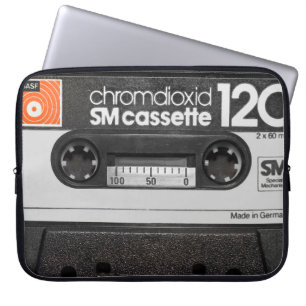 Vintage BASF Cassette: Collector's Item Laptop Sleeve