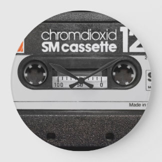 Vintage BASF Cassette: Collector's Item Large Clock