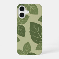 Vintage Basil Leaf Pattern