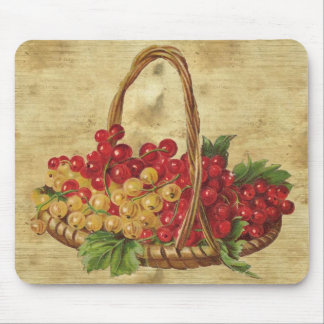 Vintage Basket of Grapes Mousepad