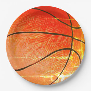 Vintage Basketball Gift  Paper Plate