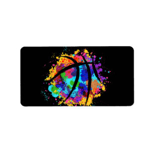 Vintage Basketball Graphic Design Cool Basketball Label