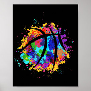 Vintage Basketball Graphic Design  Cool Basketball Poster