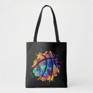 Vintage Basketball Graphic Design  Cool Basketball Tote Bag