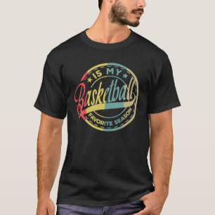 Vintage Basketball Is My Favourite Season Sport T-Shirt