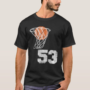 Vintage Basketball Jersey Number 53 Player Number T-Shirt