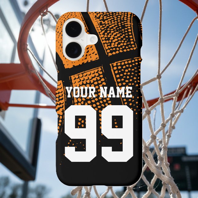 Vintage basketball personalized iPhone 17 case (basketball iphone case)