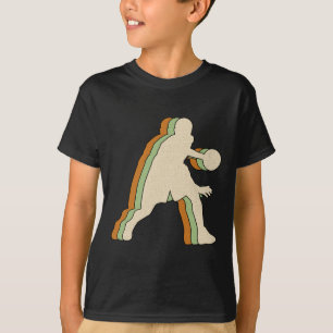 Vintage Basketball Player - Retro Motion Dribble A T-Shirt