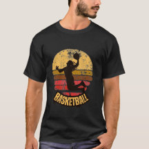 Vintage Basketball Sunset Silhouette | Retro Sport