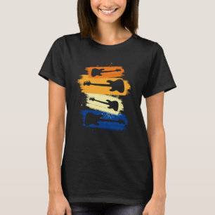 Vintage Bass Guitar For Guitar Bass Player 2 T-Shirt