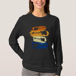 Vintage Bass Guitar For Guitar Bass Player 2 T-Shirt