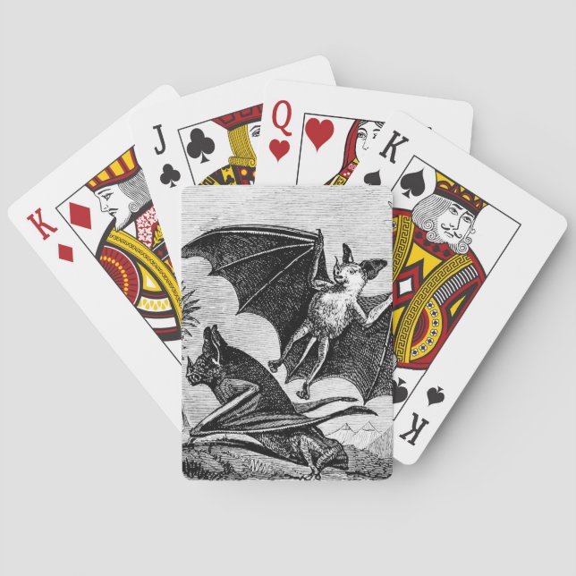 Vintage BAT Art Bicycle® Poker Playing Cards (Back)