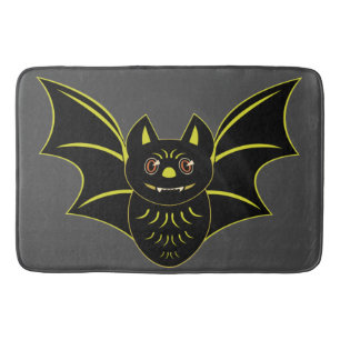 Vintage Bat Bath Mat