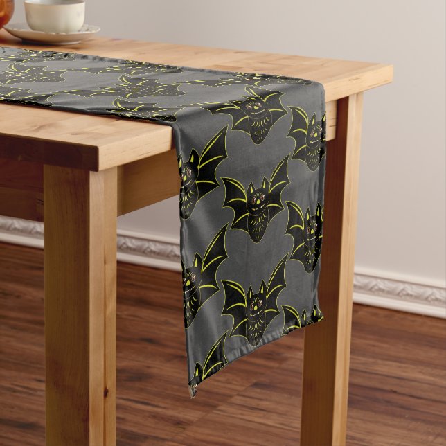 Vintage Bat Long Table Runner (In Situ)