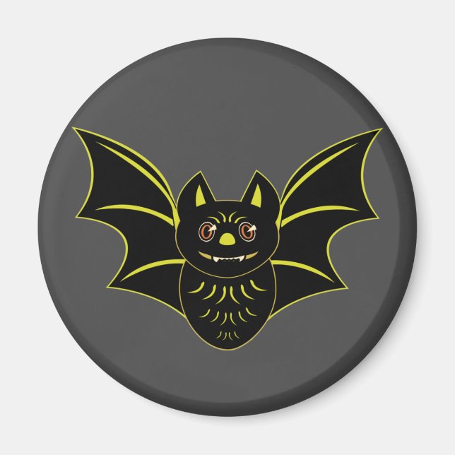 Vintage Bat Magnet (Front)