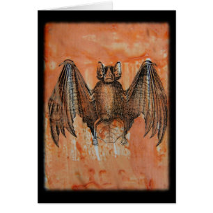 Vintage Bat Mixed Media
