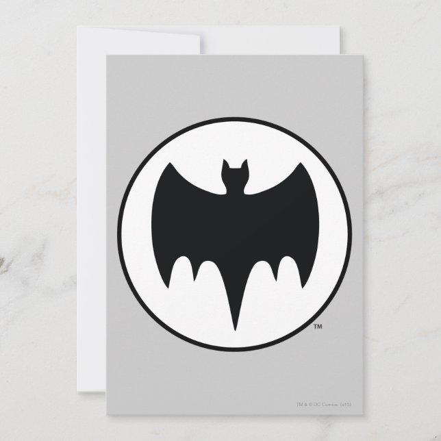 Vintage Bat Symbol (Front)