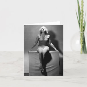 Vintage Bathing Beauty Note Card