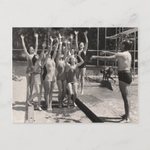 Vintage Bathing Suits Postcard - 1766908-4